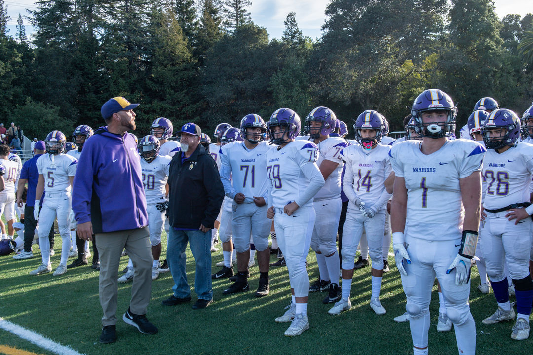 Head Coach Tony Payne Speaks to the Warriors at the end of the CIF 5-A State Championship Game